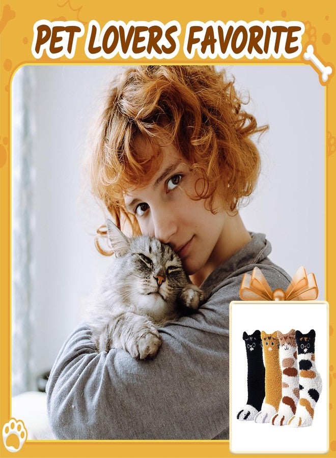 زي مارت جوارب زمارت الناعمة للنساء - جوارب دافئة وناعمة للنوم في الشتاء، هدية مثالية لمحبي الحيوانات الأليفة، هدايا عيد الميلاد الناعمة - Image 5