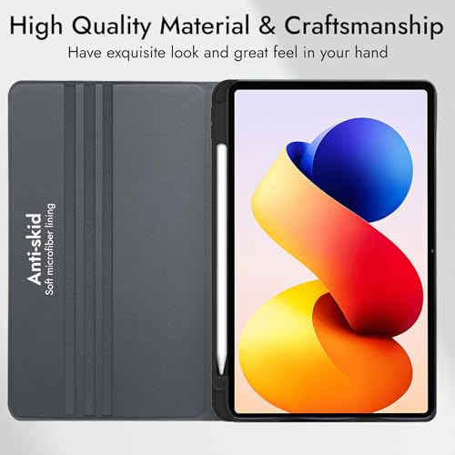 Robustrion Cover for Redmi Pad 2 Pro 12.1 inch Cover Case with [Pencil Holder], Folio Cover Case for Redmi Pad 2 Pro Tablet Cover [Auto Sleep Wake Support] - Marble Lilac - Image 5
