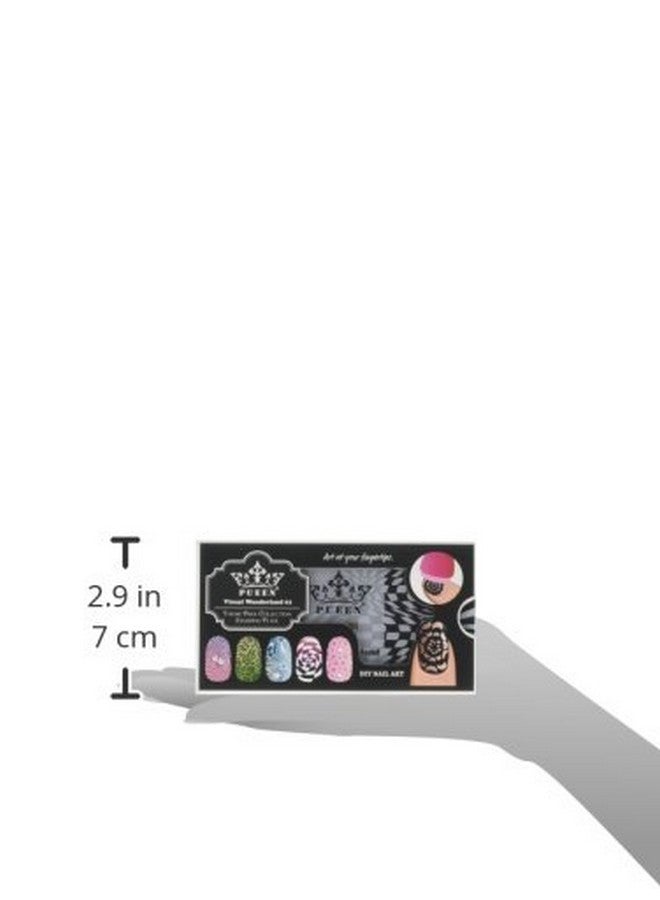 PUEEN Nail Art Stamping Plate Visual Wonderland 01 Theme Park Collection 125X65Mm Unique Nailart Polish Stamping Manicure Image Plates Accessories Kit Bh000714 - Image 3