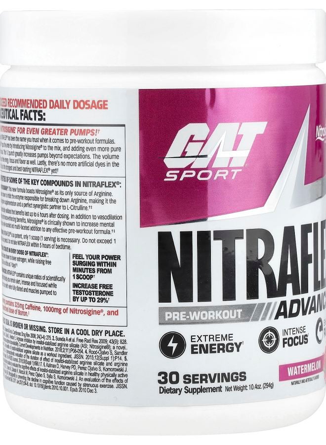 GAT Sport NITRAFLEX® Advanced Watermelon 10.4 oz (294 g) - Image 2