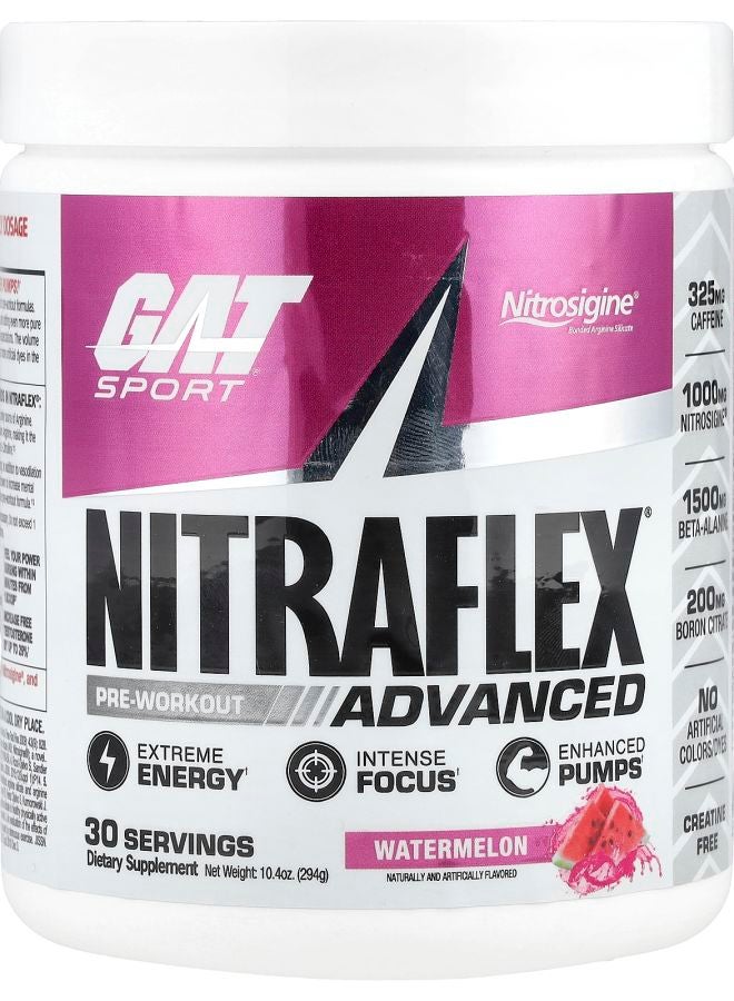 GAT Sport NITRAFLEX® Advanced Watermelon 10.4 oz (294 g) - Image 1