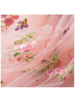 Generic Baby Girl Butterfly Princess Dress with Wings Design – Floral Mesh Party Dress for Newborns, Baby Girl Dress, Tulle Dress, Girls Frock, Newborn Baby Clothes – Pink  - Image 5