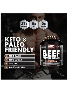NXT Nutrition NXT Nutrition Beef Protein Isolate Powder - Protein Powder High in Natural Amino Acids - Paleo, Keto Friendly - Dairy and Gluten Free - Muscle Recovery | 1.8kg (Cola)  - Image 3