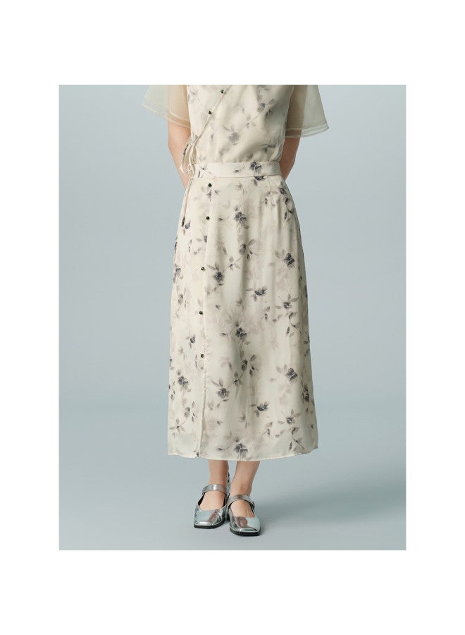 Waxbird Summer Women's Loose Floral Non-stretch Casual Skirt - Image 2