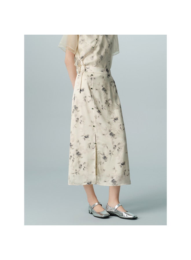Waxbird Summer Women's Loose Floral Non-stretch Casual Skirt - Image 3