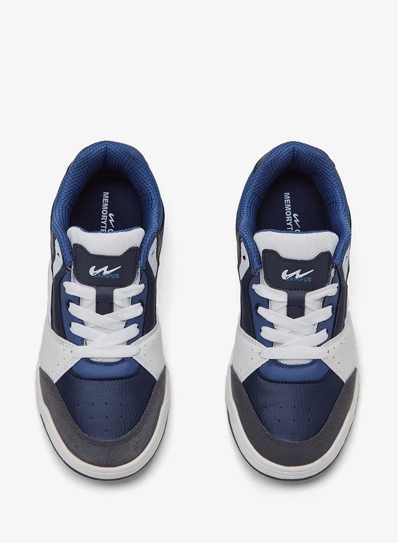 كامبس أحذية رياضية للأطفال قصيرة باللونين الأبيض والأسود - Image 4