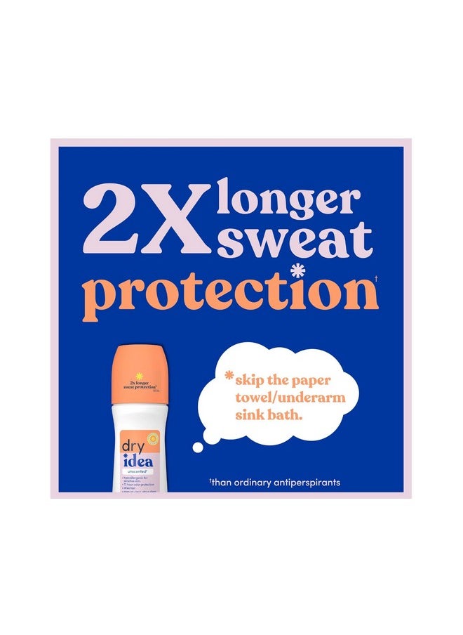 Dry Idea Anti-Perspirant Deodorant Roll-On Unscented 3.25 Oz (Pack Of 5)  - Image 5