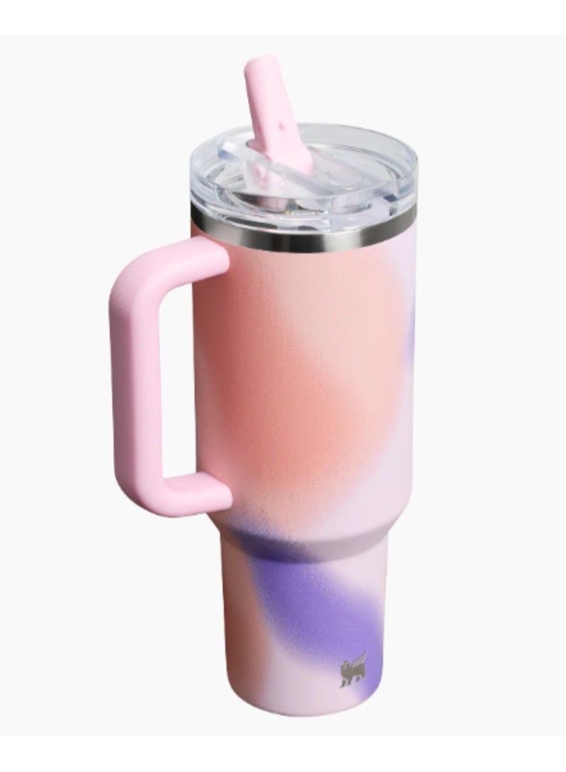 Stanley Quencher ProTour Flip Straw Tumbler with Leakproof  Lid 40 OZ, Double-wall Vacuum Insulation, Built-In Straw, Cupholder Compatible for Car, Travel, BPA-Free - Image 3