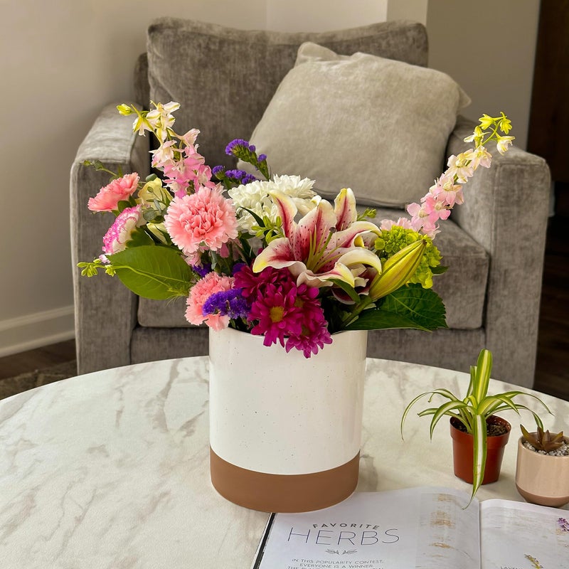 Mora Ceramic Kitchen Utensil Holder - Wooden Spoon & Spatula Crock for Countertop, Modern Farmhouse Home Decor, Extra Large 7.3" Cooking Organizer for Stove Top and Counter - Heavy & Sturdy - Vanilla - Image 5