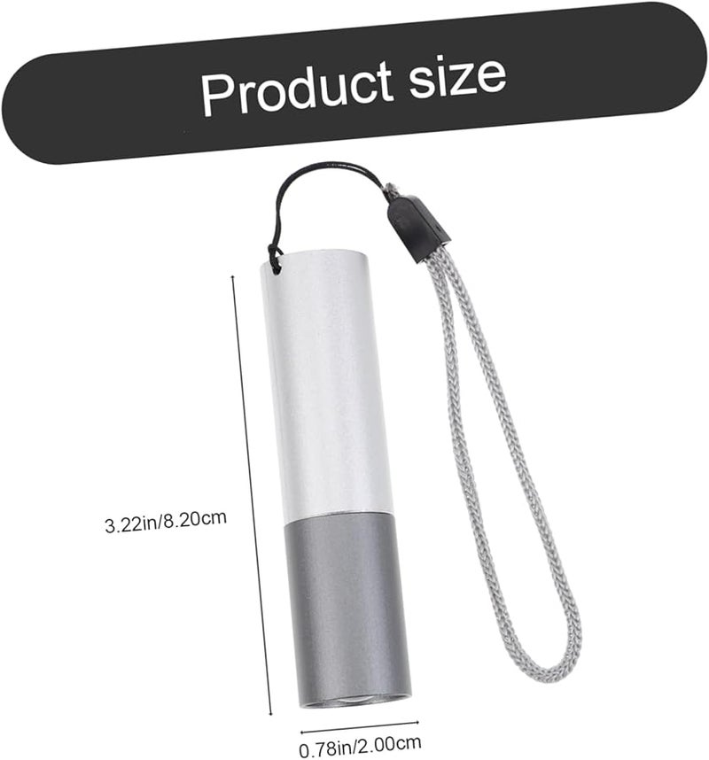 Artibetter Aluminum Alloy Mini Flashlight Portable Telescopic Zoom Camping Outdoor - Image 3