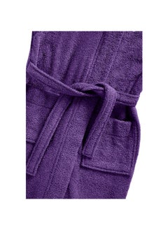 BYFT Daffodil (Purple) Premium 6 yr Kids Hooded Bathrobe Terry Cotton, Highly Absorbent and Quick dry, Hotel and Spa Quality Bathrobe for Boy and Girl-400 Gsm  - Image 3