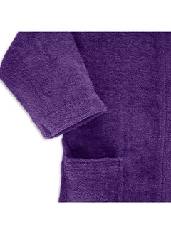 BYFT Daffodil (Purple) Premium 6 yr Kids Hooded Bathrobe Terry Cotton, Highly Absorbent and Quick dry, Hotel and Spa Quality Bathrobe for Boy and Girl-400 Gsm  - Image 4