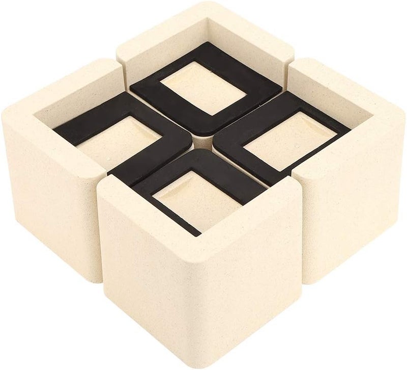 Sofa Bed Risers Heavy Duty Furniture Lifters to Alleviate Back Pain and Increase Storage Space 4Pcs Multifunctional Floor Protector - Image 4
