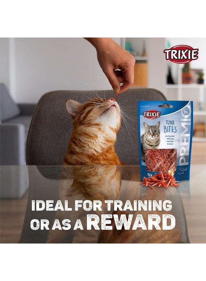 تريكسي مجموعة مكافآت القطط من ساندويتشات التونة الفاخرة وقطع التونة الفاخرة، مكافآت غنية بالعناصر الغذائية للقطط، مناسبة لجميع السلالات - (عبوة من قطعتين) - Image 5