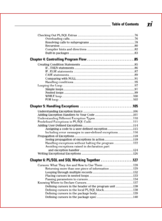 Oracle PL/SQL For Dummies - Image 4
