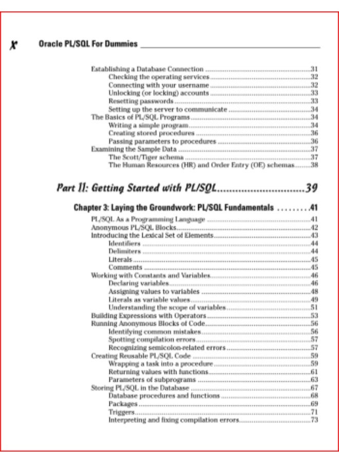 Oracle PL/SQL For Dummies - Image 5