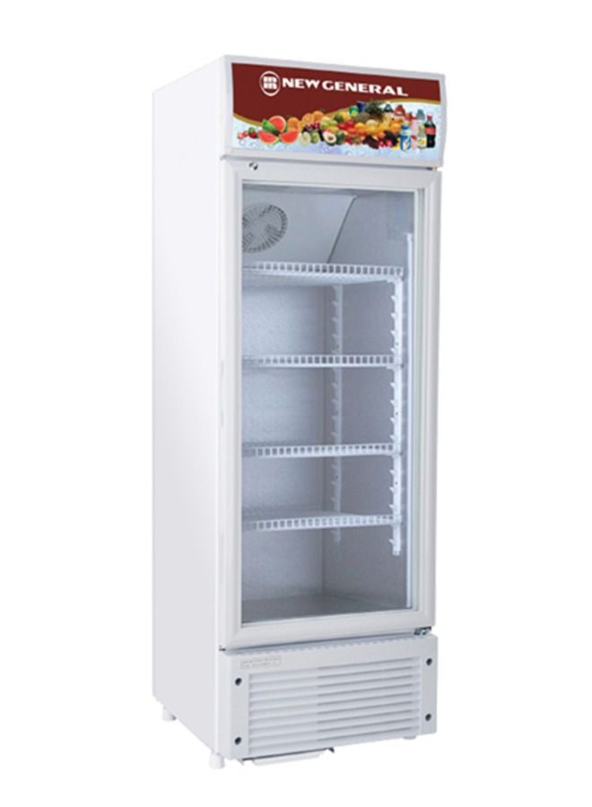 New General New General 387 Liter Glass Door Upright Showcase chiller 