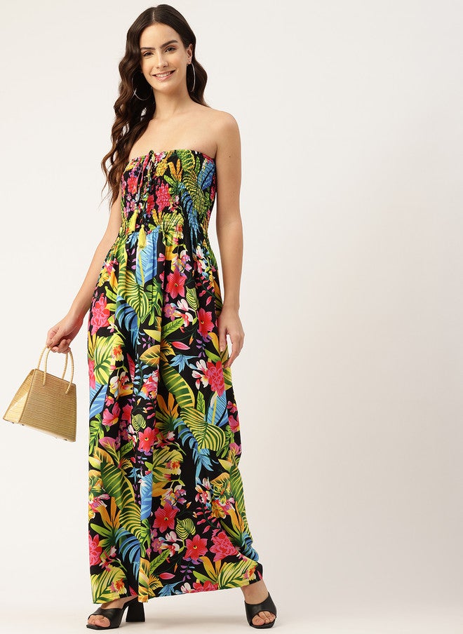 Rue Collection فستان ماكسي بدون أكمام بنقشة زهور للنساء - Image 5