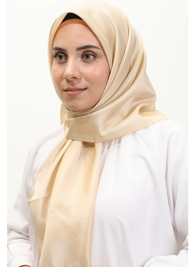 Sefa Merve Plain Scarf 1266-35 Light Beige