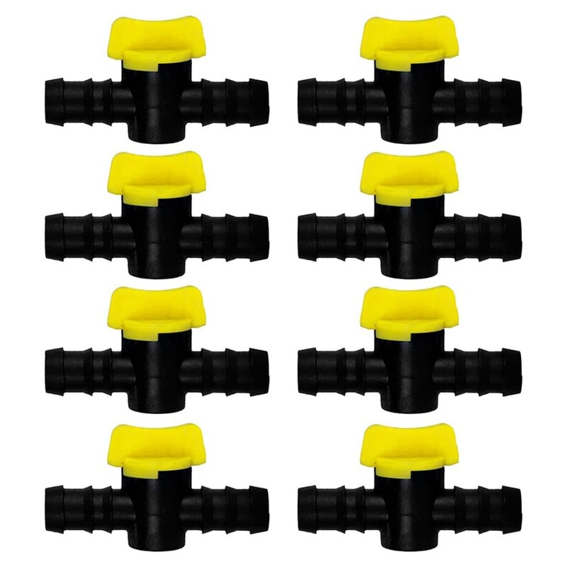 APPSTER Drip Irrigation Accessories 16 mm Plastic Straight Connector with Tap Joiner Regulator Flow Adjustor | Pipe Joint Connectors - (Pack of 50) - Image 5