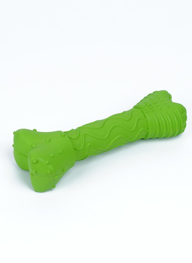 GULFLINK Non Toxic Natural Rubber Squeaky Toy For Dogs Green - Image 3