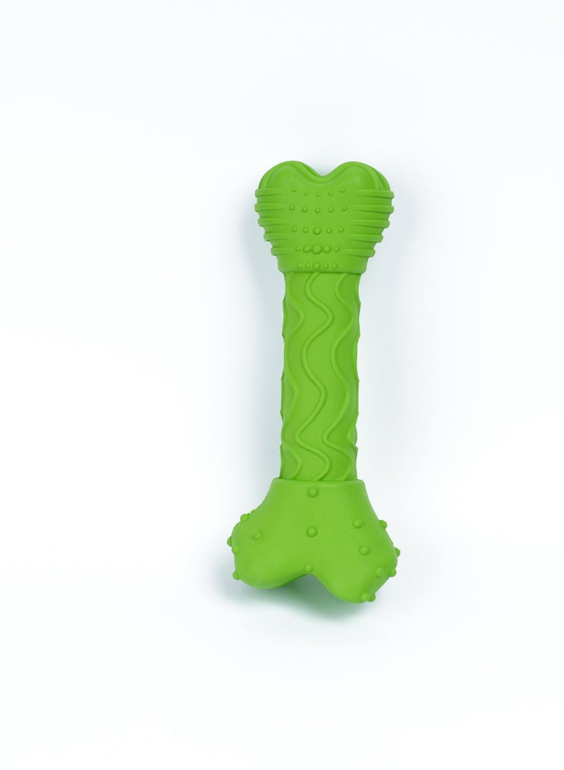 GULFLINK Non Toxic Natural Rubber Squeaky Toy For Dogs Green - Image 2