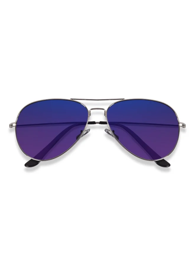 Woggles Blue Polarized Aviator Sunglasses