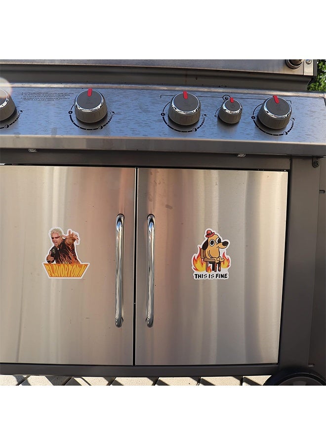 واي جيه 50 بكس ملصقات مضادة للماء لزجاجات الماء، كمبيوتر محمول، سكاتيبار، د كمبيوتر، هاتف. ملصقات كرتونية جميلة لأطفال المراهقين - Image 5