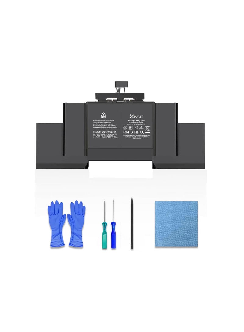 Terabyte Replacement Battery for MacBook Pro 15 Inch, Retina A1398 (Late 2013, Mid 2014, Early 2015) 8440mAh, Compatible with A1494 A1618, EMC 2745 2881 2909 2910 - Image 1