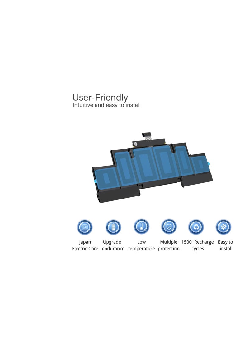 Terabyte Replacement Battery for MacBook Pro 15 Inch, Retina A1398 (Late 2013, Mid 2014, Early 2015) 8440mAh, Compatible with A1494 A1618, EMC 2745 2881 2909 2910 - Image 5