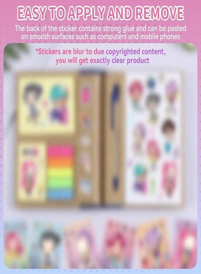 PATPAT® 24 Sheets Sticker Cute Cartoon Charaters Make Your Own Sticker - Image 4