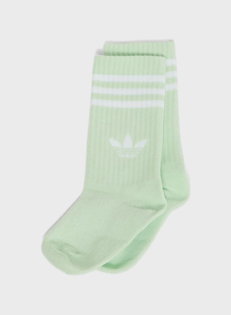 adidas Originals Kids 3 Pack Crew Socks