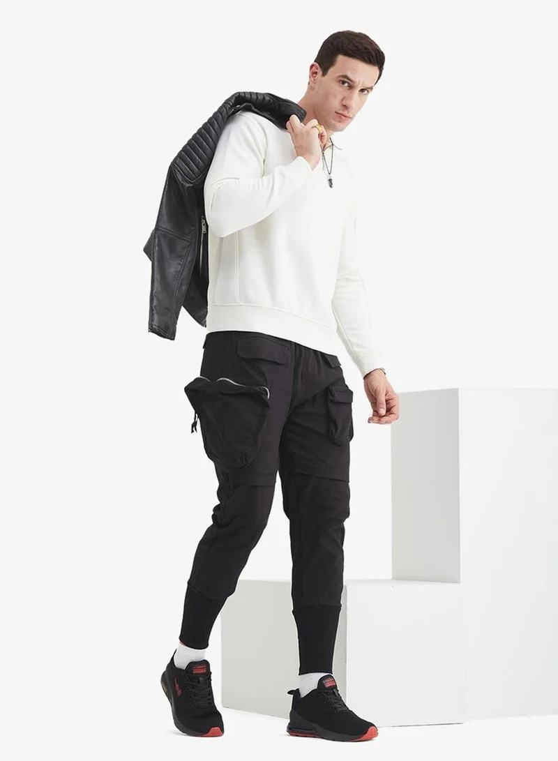 CAMPUS Blk/Red Men's Black Classic Low-Top Sneakers,Comfortable Sporty Shoes & Modern Design for Men | Best Price UAE