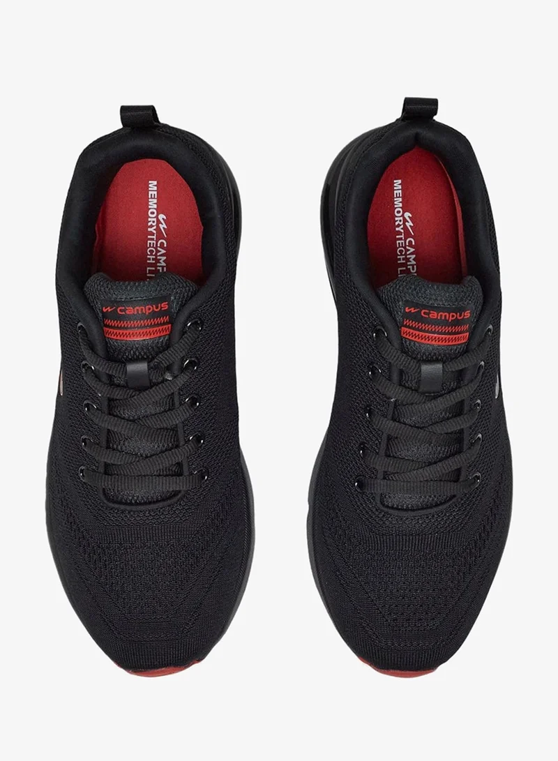 CAMPUS Blk/Red Men's Black Classic Low-Top Sneakers,Comfortable Sporty Shoes & Modern Design for Men | Best Price UAE