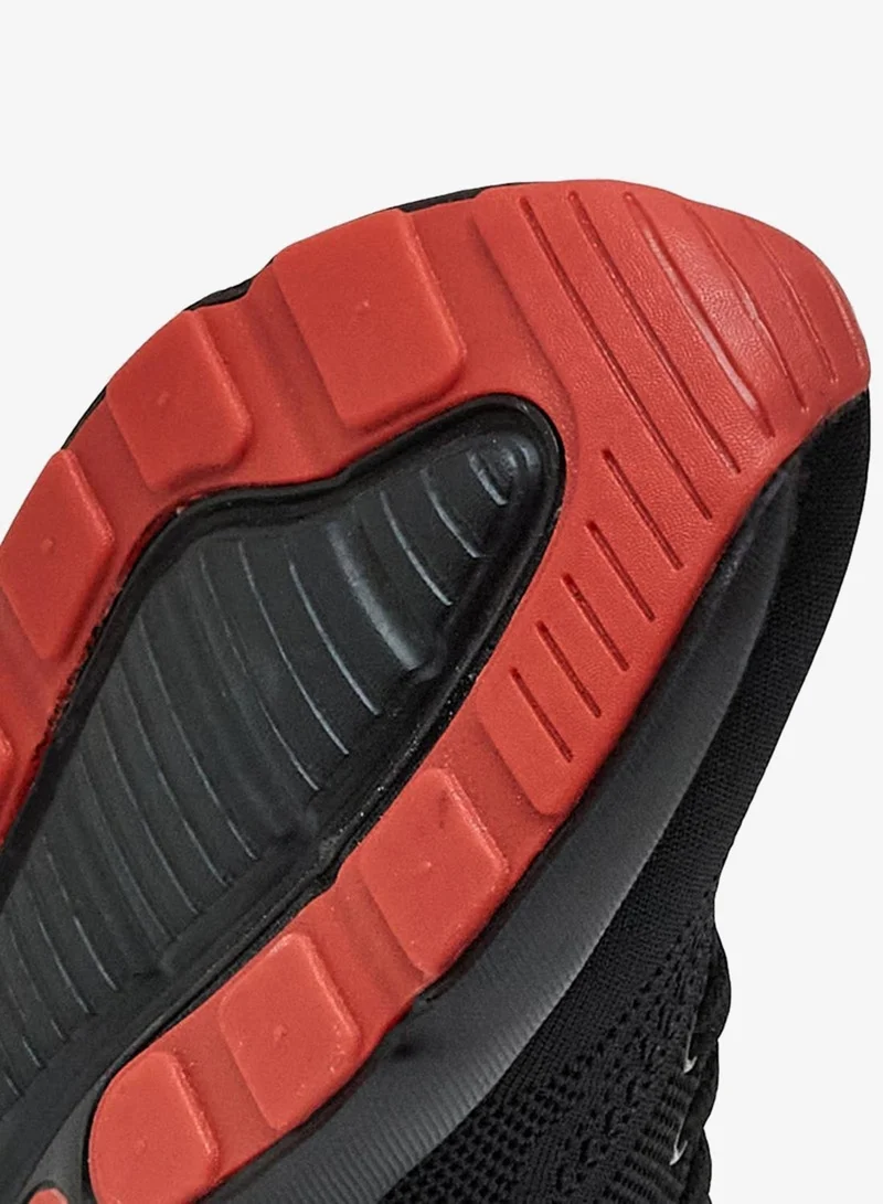 CAMPUS Blk/Red Men's Black Classic Low-Top Sneakers,Comfortable Sporty Shoes & Modern Design for Men | Best Price UAE