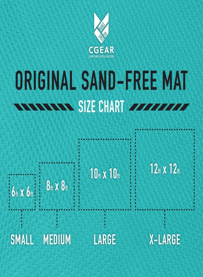 Cgear Sand-Free Mat - Orange/Tan, Small - Image 2