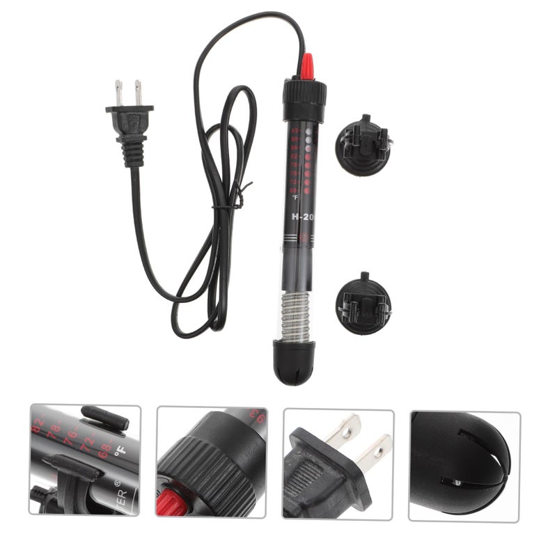 Submersible Aquarium Heater with Temperature Control for Fish Tanks up to 15 Liters Compact Design - Image 3