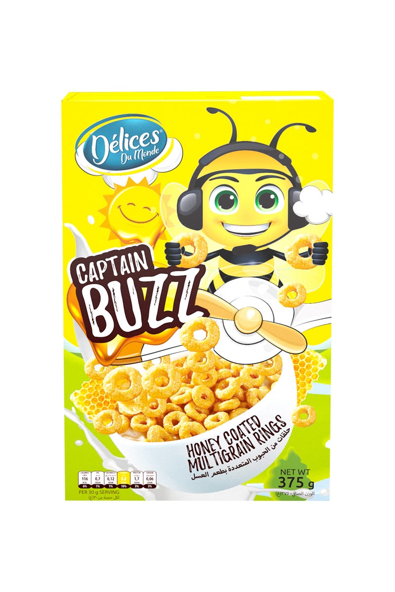 Délices Du Monde حبوب الإفطار المغلفة بالعسل كابتن باز - Image 1