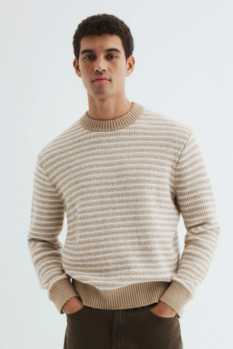 H&M Regular Fit Jacquard-knit jumper