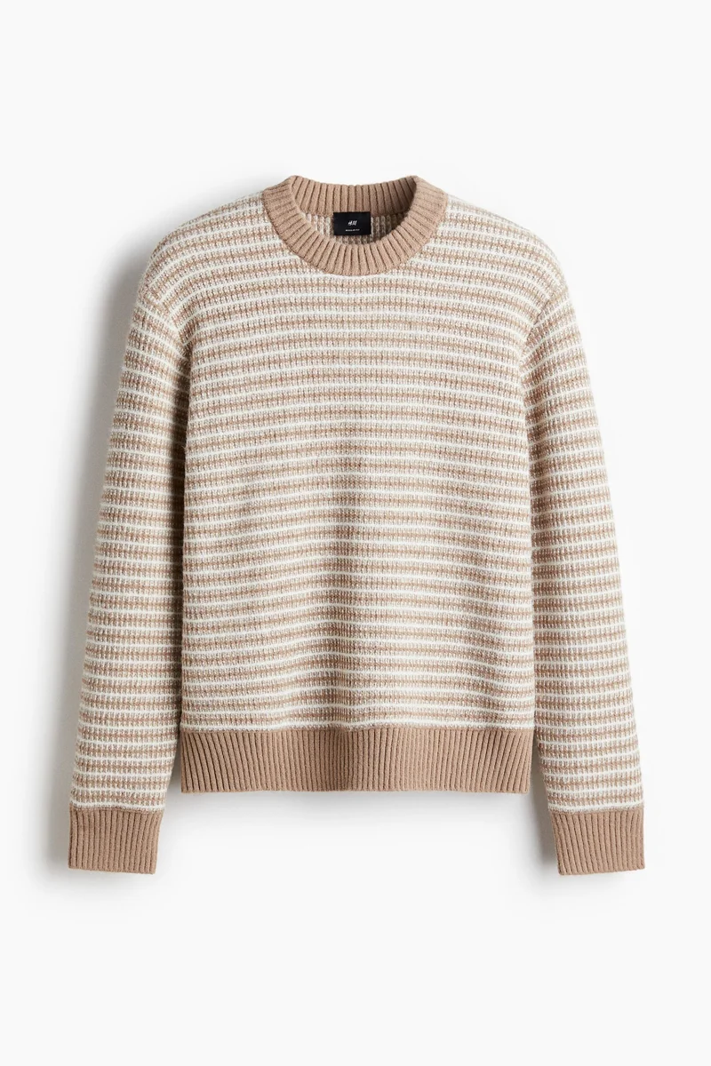 H&M  Regular Fit Jacquard-knit jumper for Men | Best Price UAE