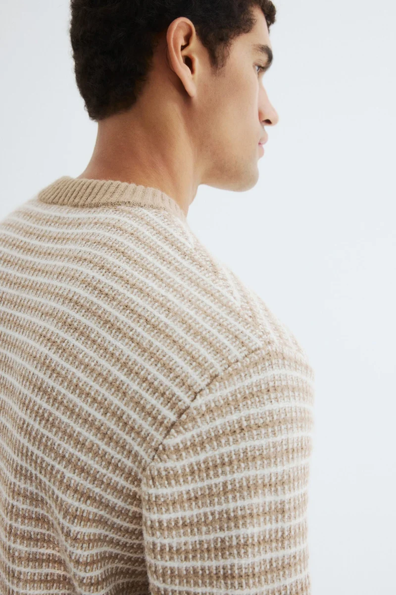 H&M  Regular Fit Jacquard-knit jumper for Men | Best Price UAE