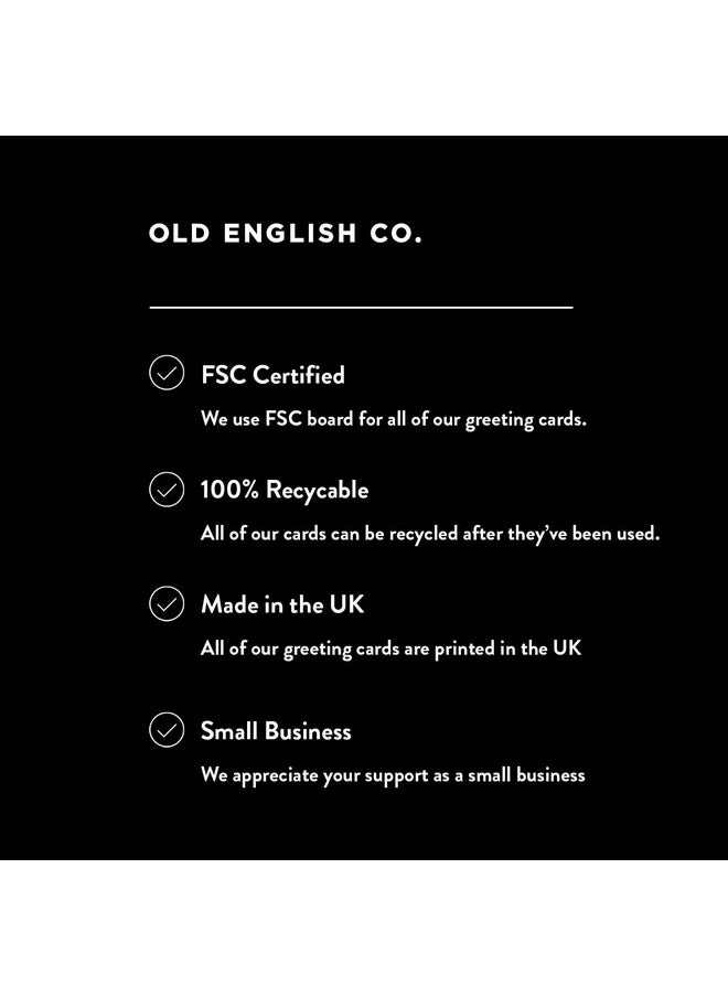 أولد إنجلش كومباني - شركة Old English Co. بطاقة أنا فقط أحبك حقًا، بطاقة حب رومانسية لطيفة له أو لها بطاقة الذكرى السنوية للزوج والزوجة والصديقة والصديق فارغة من الداخل ومغلفة متضمنة - Image 1