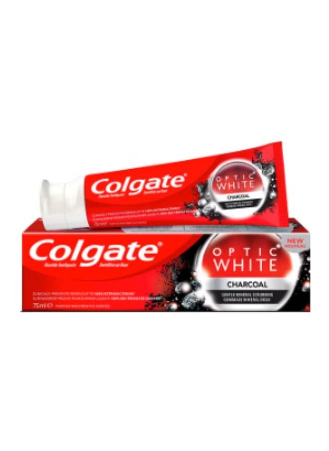 Colgate - Optic White Charcoal Toothpaste 75ml - Image 1