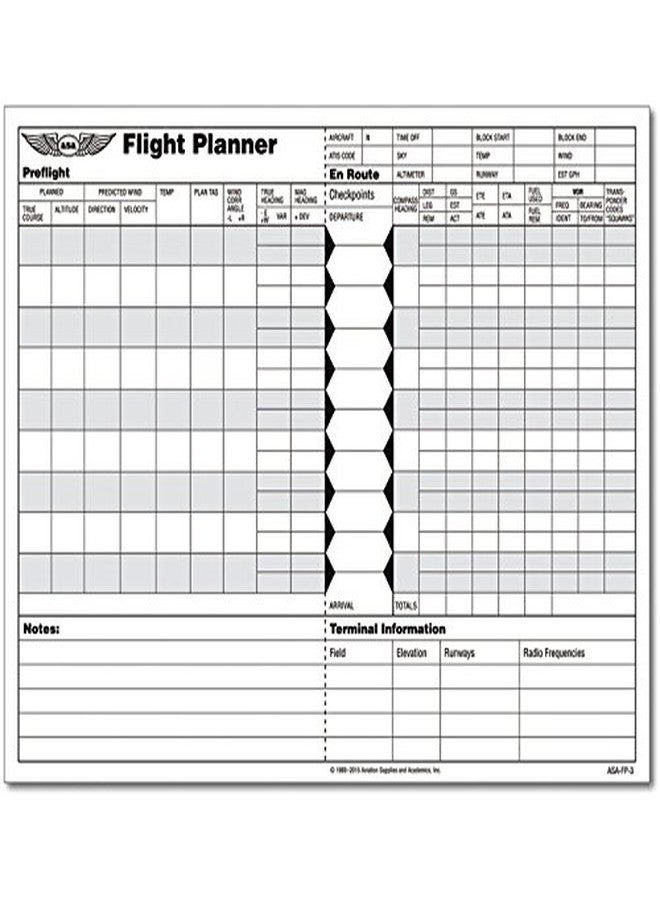 ASA Flight Planner Pad - Image 3