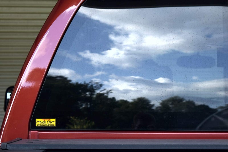 StickerTalk Notice Dash Cam Vinyl Stickers, 2.5 inches by 1 inch - Image 3