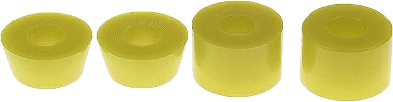 كلاراكو 4 قطع من جلبات ألواح التزلج، جلبات محاور ألواح التزلج الطويلة، حلقات تثبيت محاور ألواح التزلج - Image 3