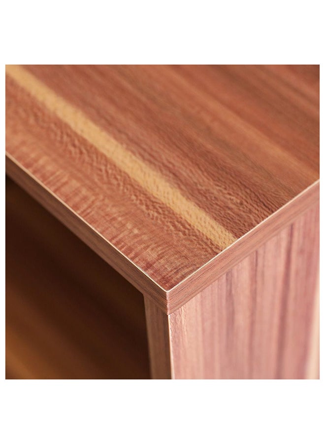 DANUBE HOME خزانة كتب من kalum مكونة من 3 طبقات من وحدات رف الكتب بتصميم عصري وخزانة تنظيم خشبية ورف عرض متعدد الوظائف للمنزل والمكتب L 39 × العرض 40 × الارتفاع 116 سم كرزي/رمادي داكن - Image 5