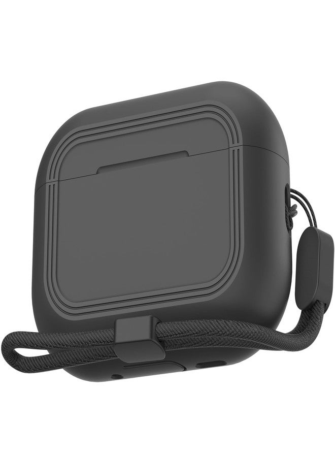 TRONWIN for AirPods Pro 3 Case - 2025 Simple Smart Design Case for Apple AirPods Pro 3rd Generation, Silicone Air pods pro 3 Case Cover for Men/Women (Black) - Image 1
