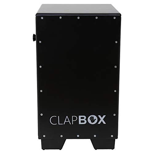 Clapbox Cajon Drum Box Oak Wood (H:20" W:12" L:12") - NOT MADE IN CHINA - Three Internal Snares with Bonus Features | Most Popular Cajone Brand Online (Black, CB50) - Image 2
