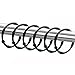 TCMAO TCMAO Shower Curtain Hooks, Rustproof Decorative Shower Curtain Rings Metal Round Shower Hooks for Bathroom Shower Rod, - Image 2